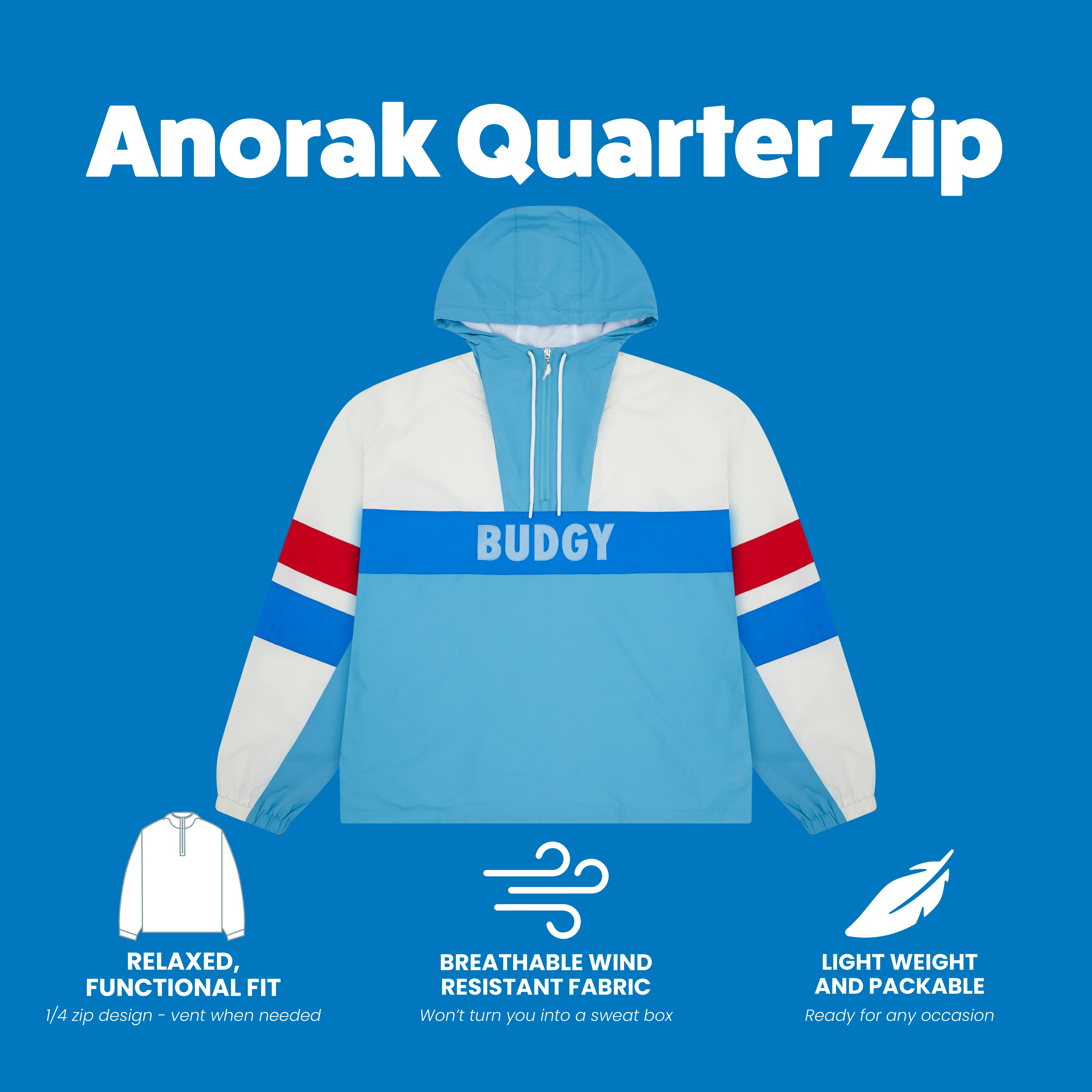 Quarter Zip Anorak Jacket - Image 5