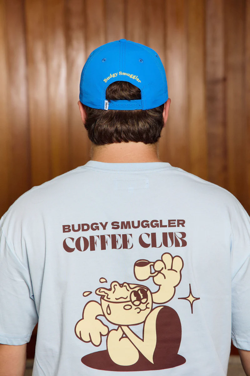5 Panel Snap Back in Blue "Smugglers" - Image 3