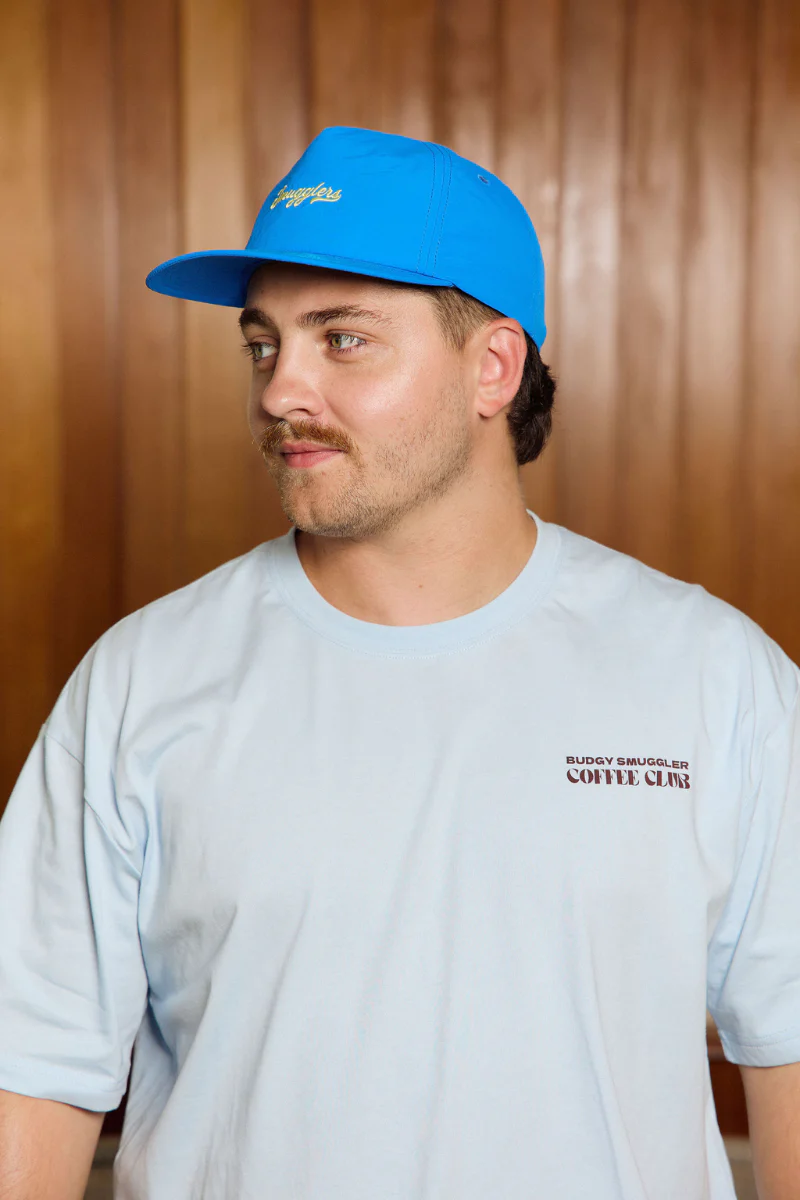 5 Panel Snap Back in Blue "Smugglers" - Image 4