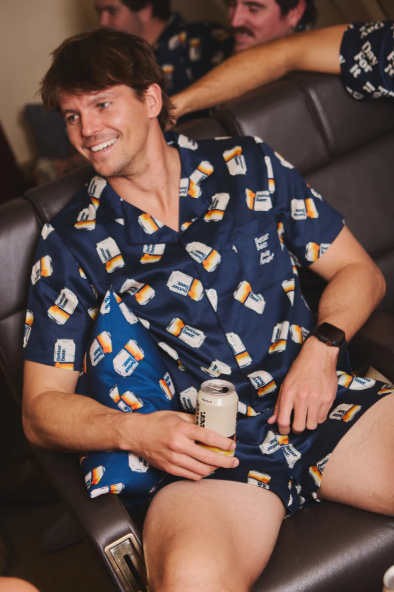 Adults Pyjama Set in Better Beer Cans - Image 2