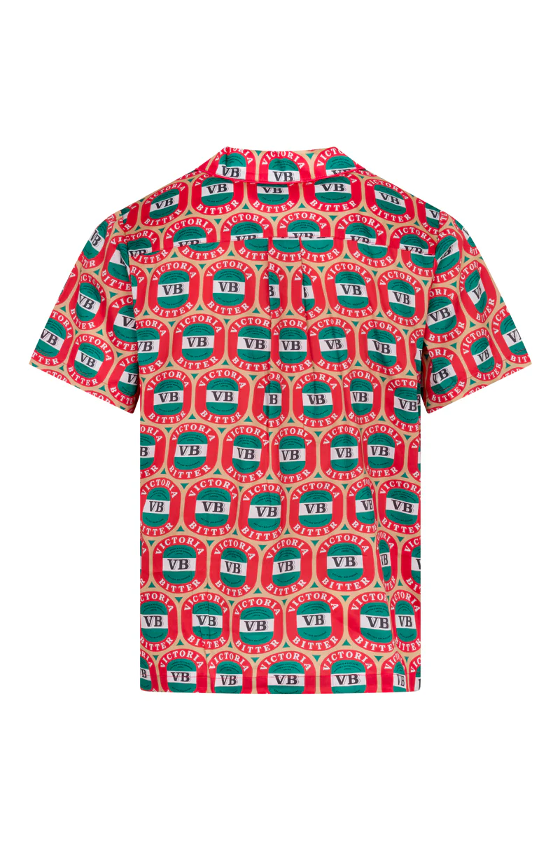 Adults Pyjama Set in VB 70s Red Label - Image 6
