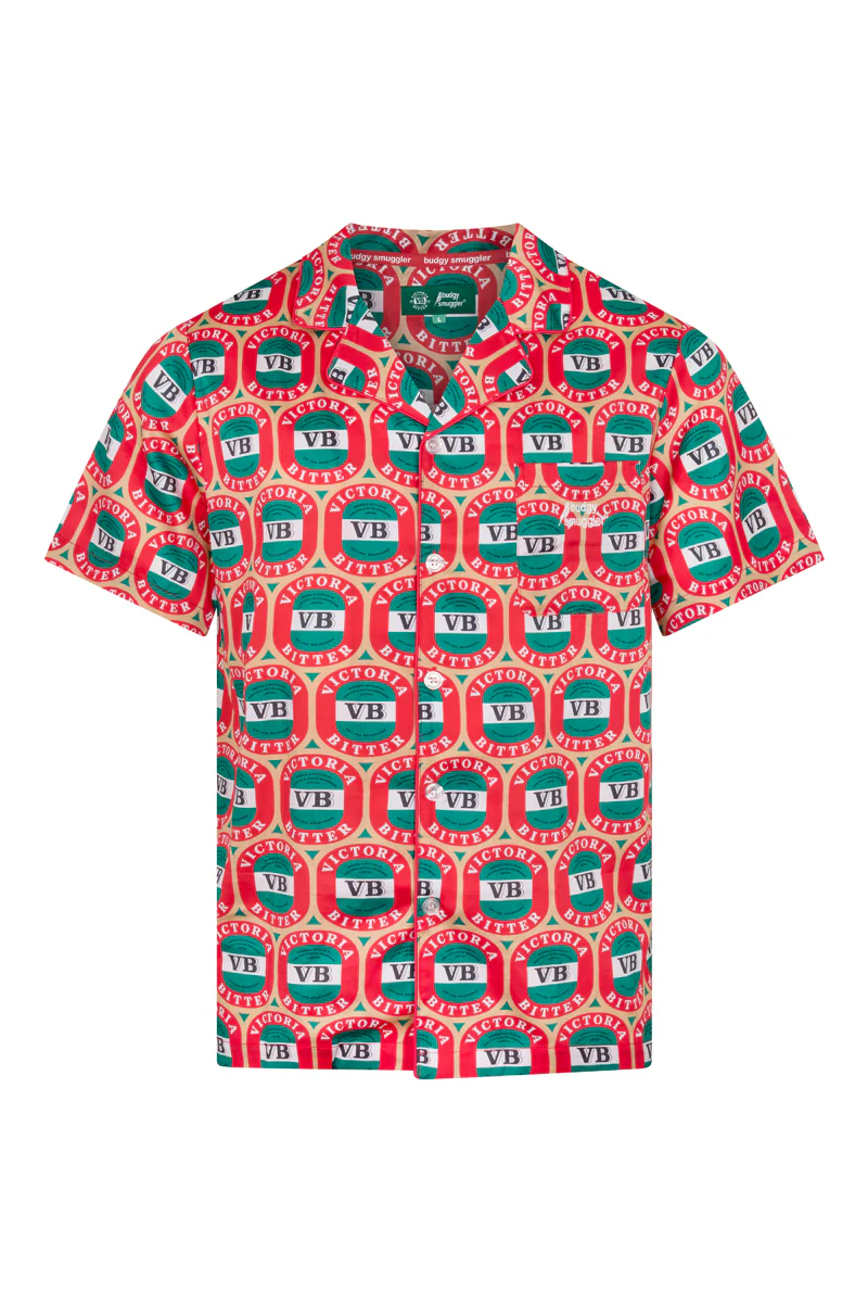 Adults Pyjama Set in VB 70s Red Label - Image 8