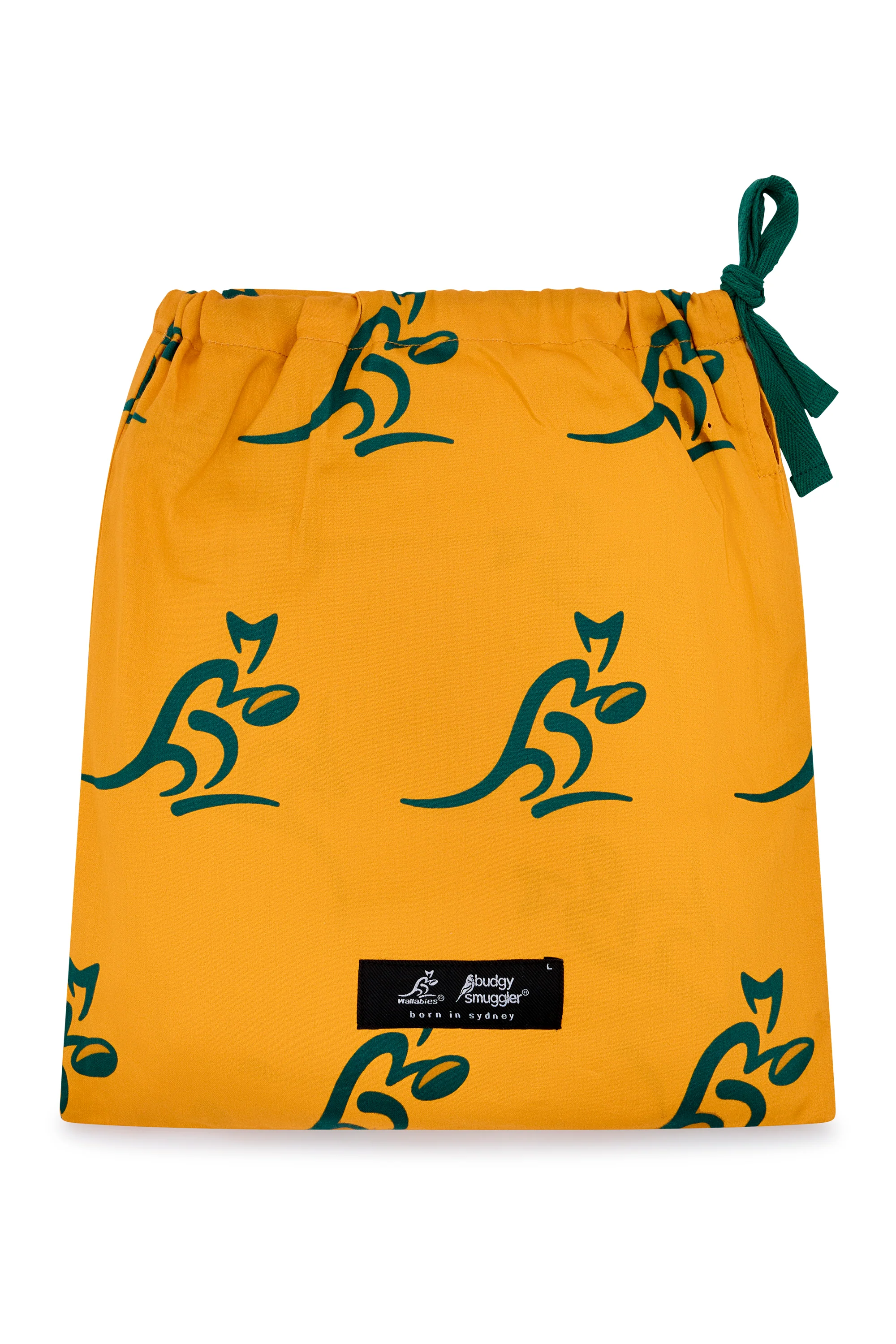 Adults Pyjama Set in Wallabies Logo - Image 4
