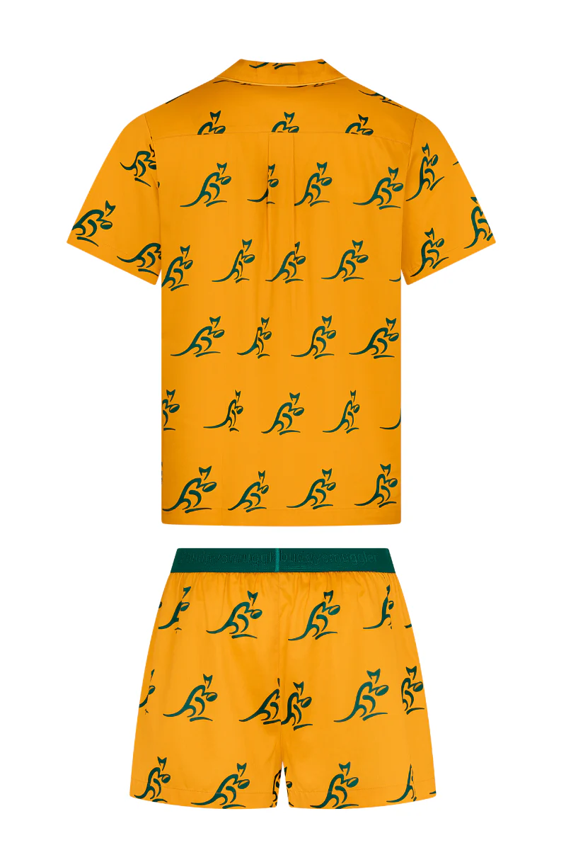 Adults Pyjama Set in Wallabies Logo - Image 7