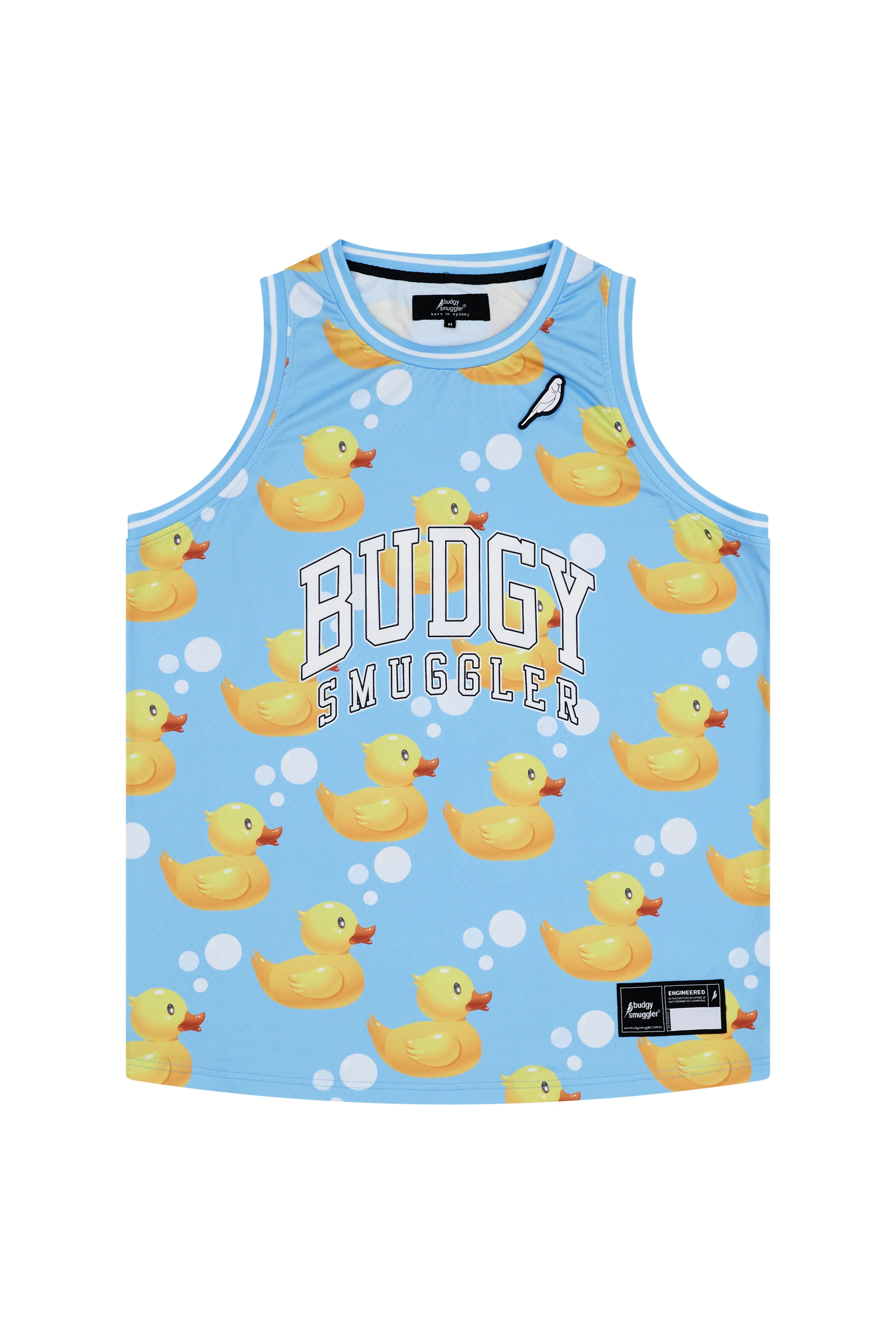 Basketball Singlet in Rubber Ducks - Image 4