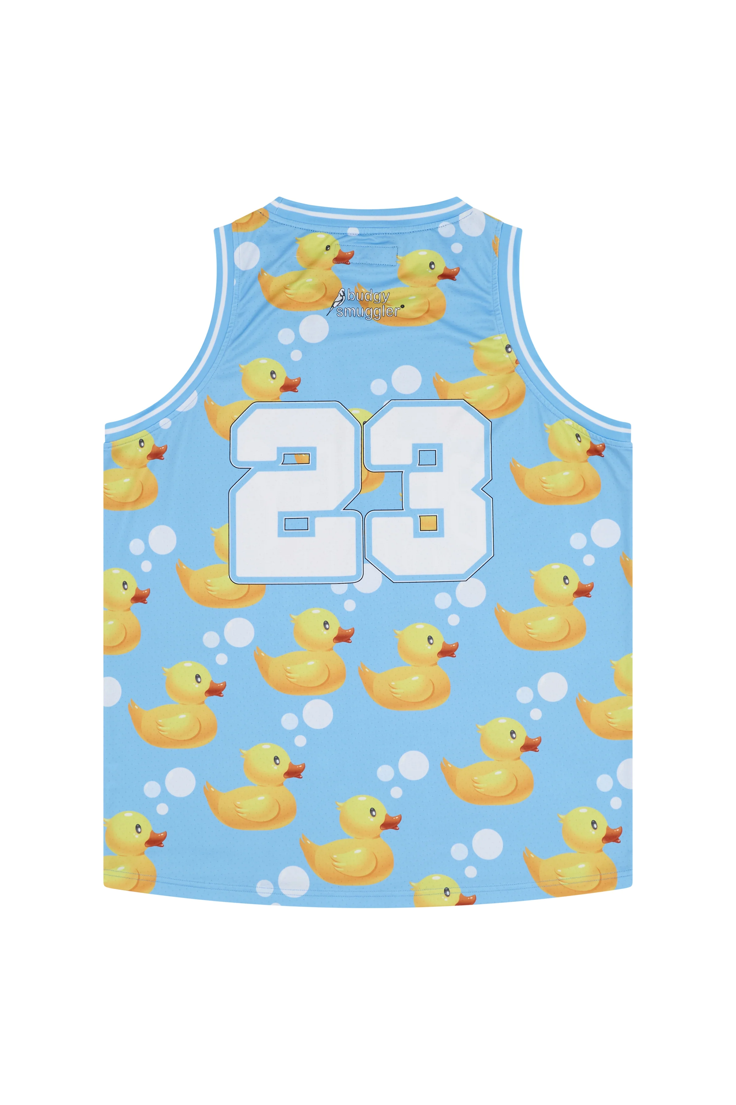 Basketball Singlet in Rubber Ducks - Image 5