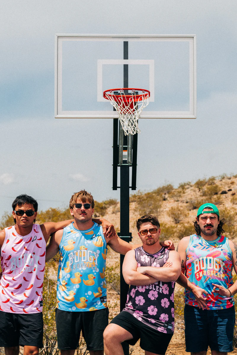 Basketball Singlet in Pink Chilli - Image 3