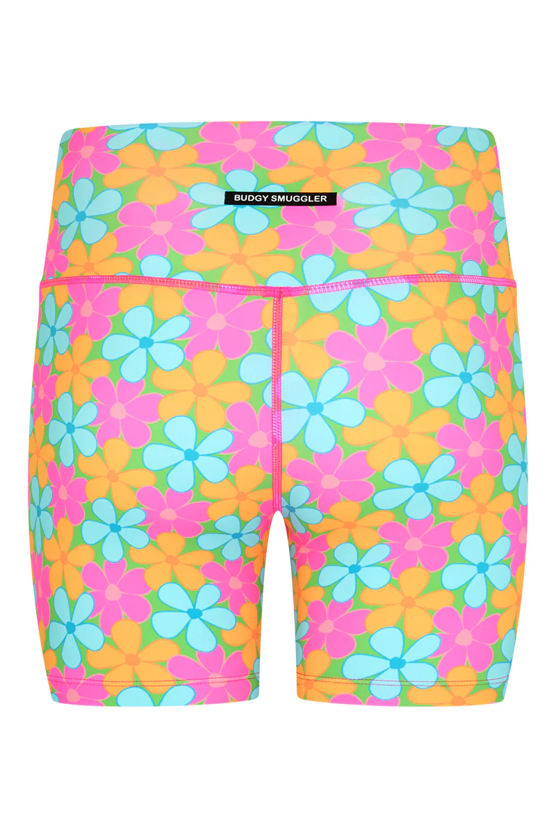 Booty Shorts 2.0 in Fluro Flowers - Image 8
