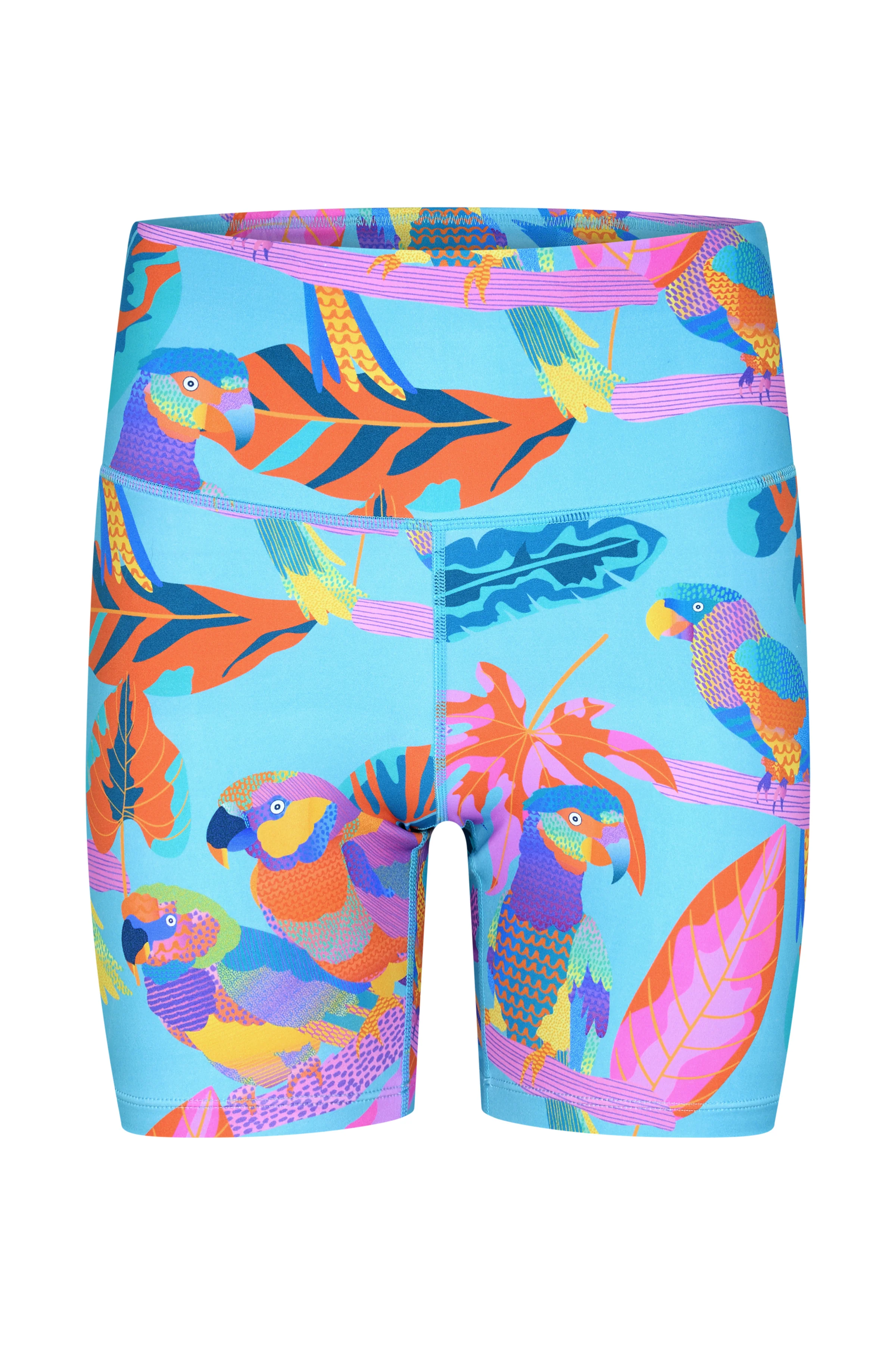 Booty Shorts 2.0 in Techno Parrots - Image 5