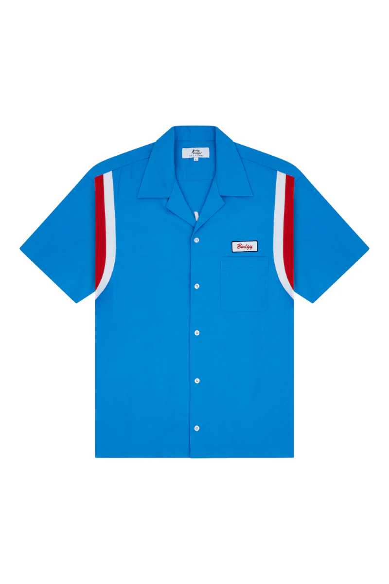 Mechanic Shirt in Blue Bowler - Image 3