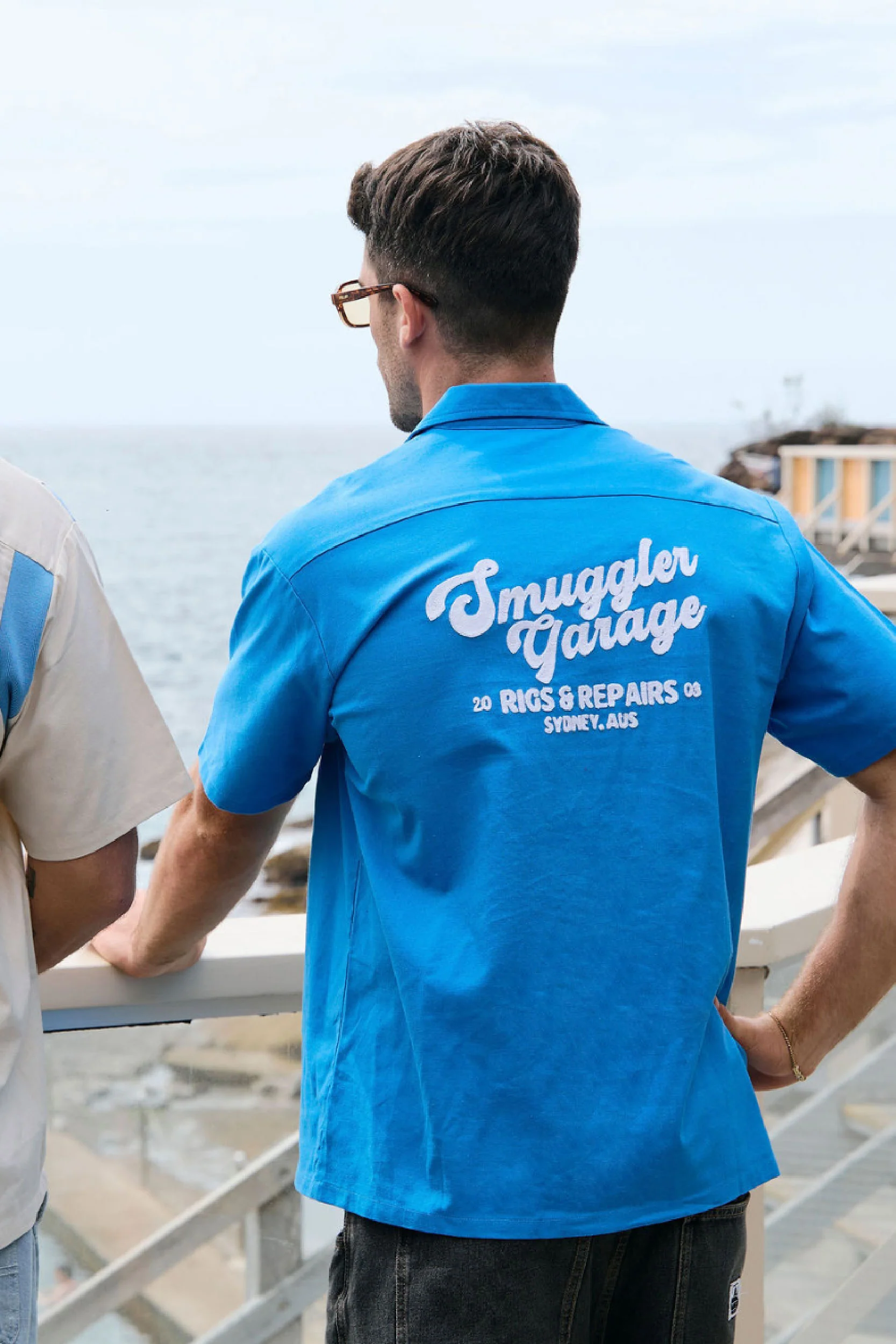 Mechanic Shirt in Blue Bowler - Image 5