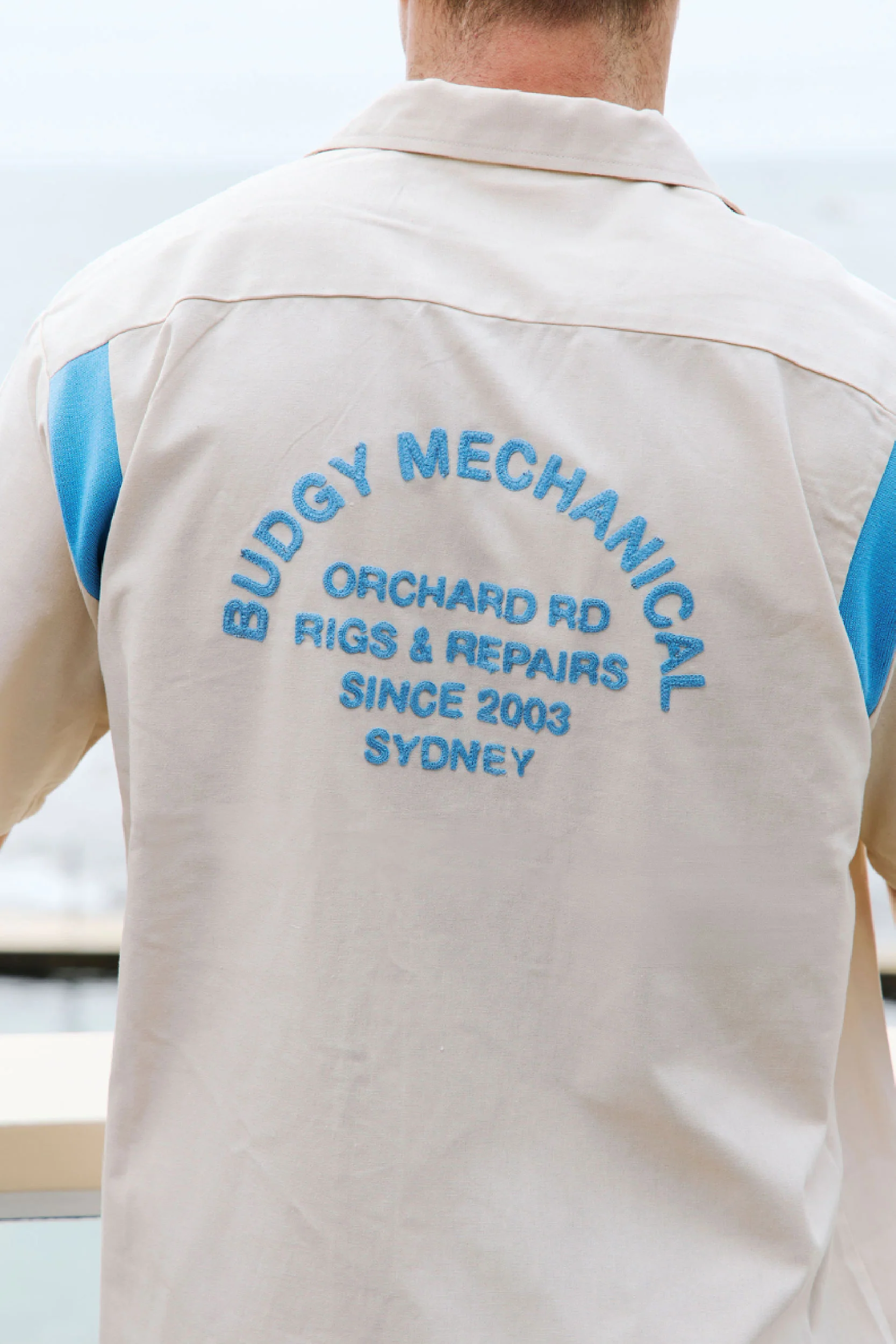 Mechanic Shirt in Cream - Image 8