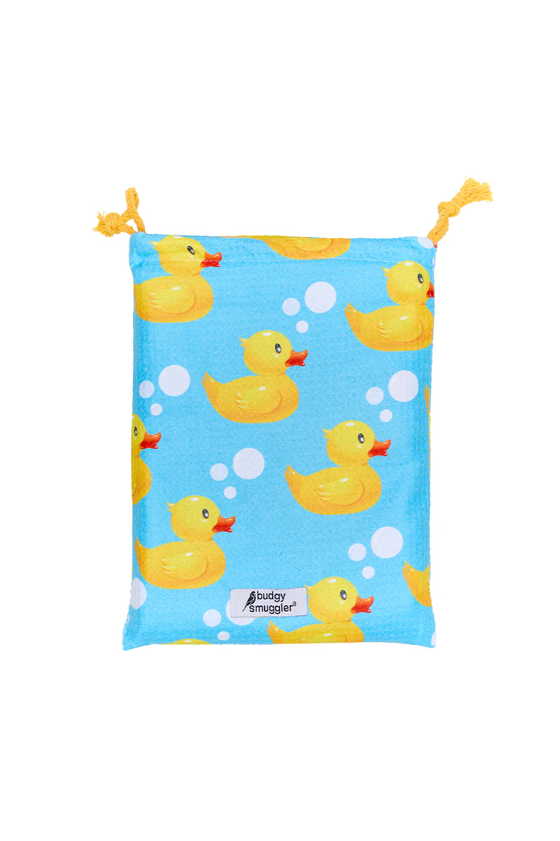 Double Sided Towel in Rubber Duck | Small Logo - Image 3