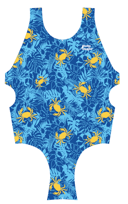Thick Strap Racer in Festival of Crabs | Made to Order - Image 2