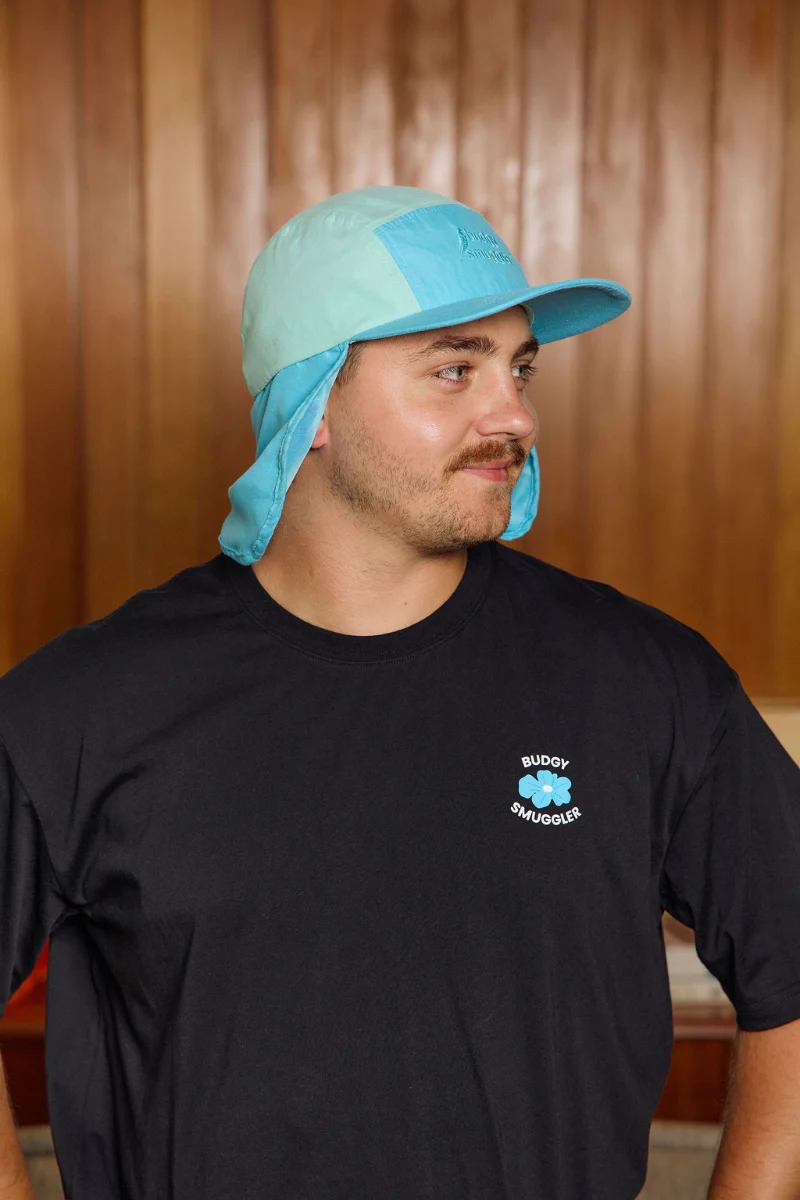 Flap Hat in Blue - Image 2