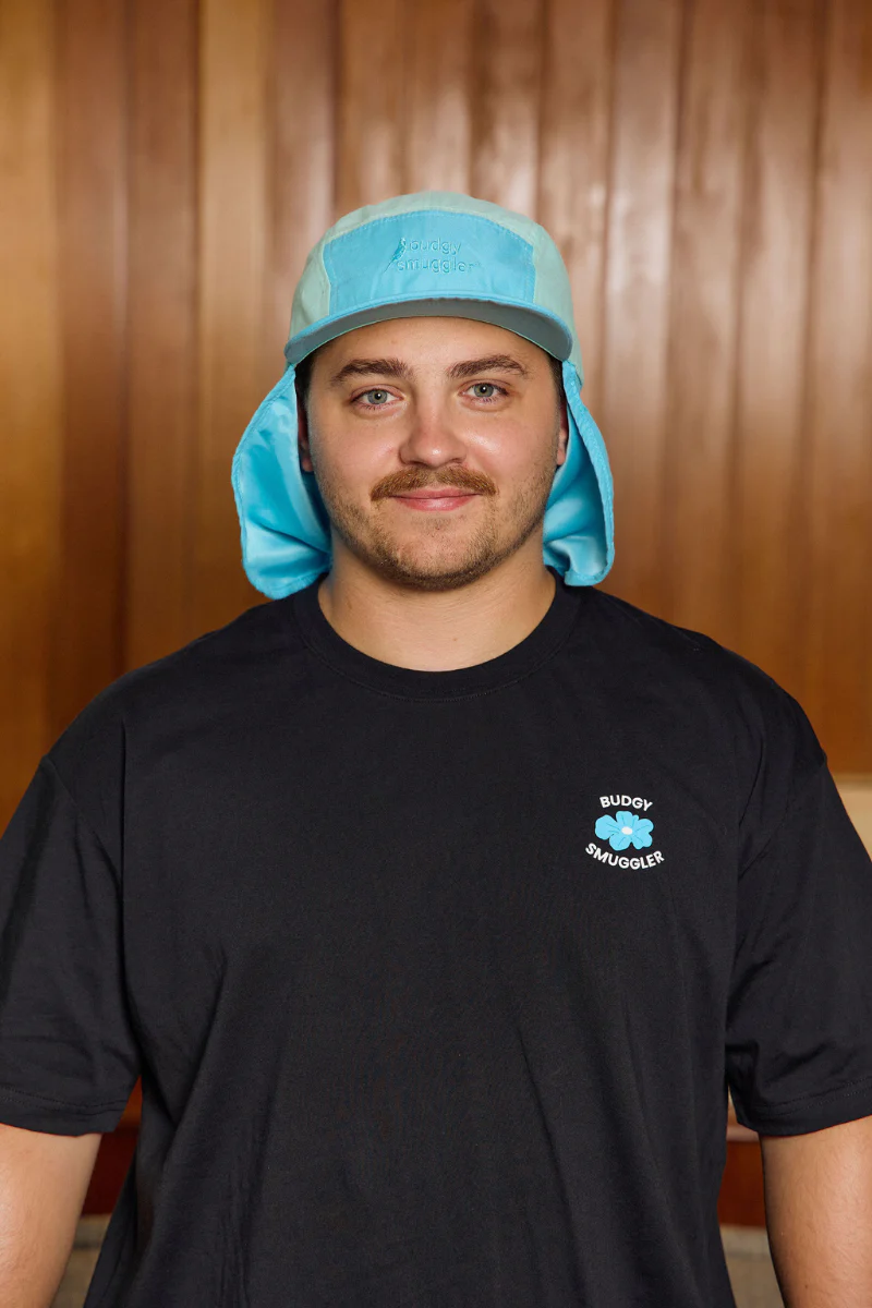 Flap Hat in Blue - Image 3