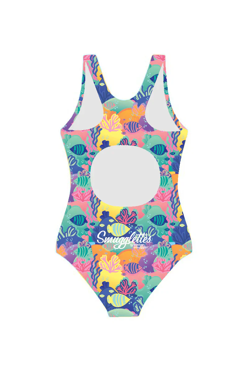 Girls Swim and Cap Bundle In Reef-Freshing - Image 3