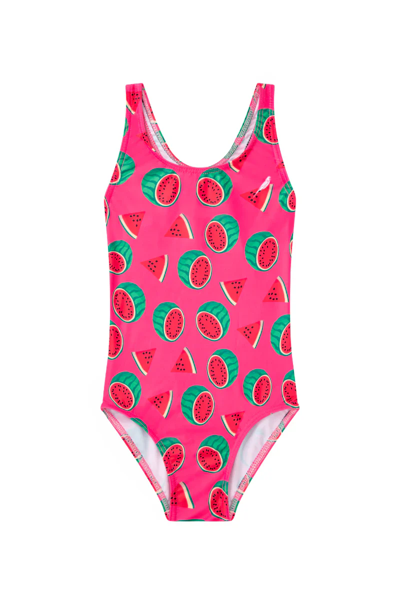 Girls Swim and Cap Bundle In Watermelon - Image 5