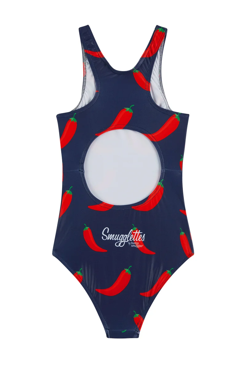 Girls One Piece in Chilli Willies - Image 2