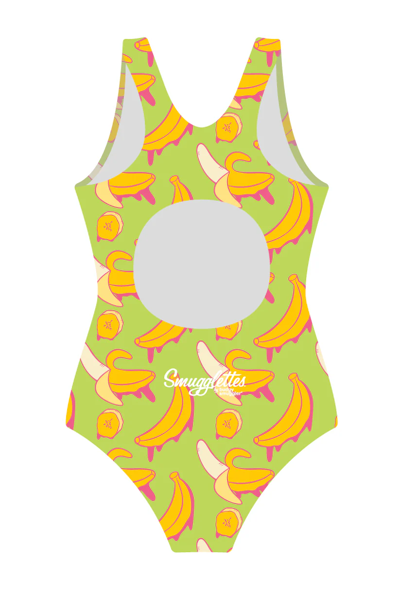 Girls One Piece in Alt Drippy Bananas - Image 2