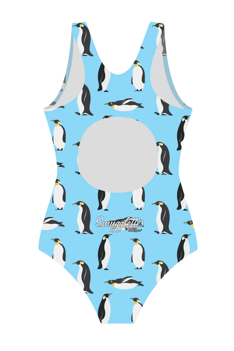 Girls One Piece in Antarctic Tuxedo - Image 2