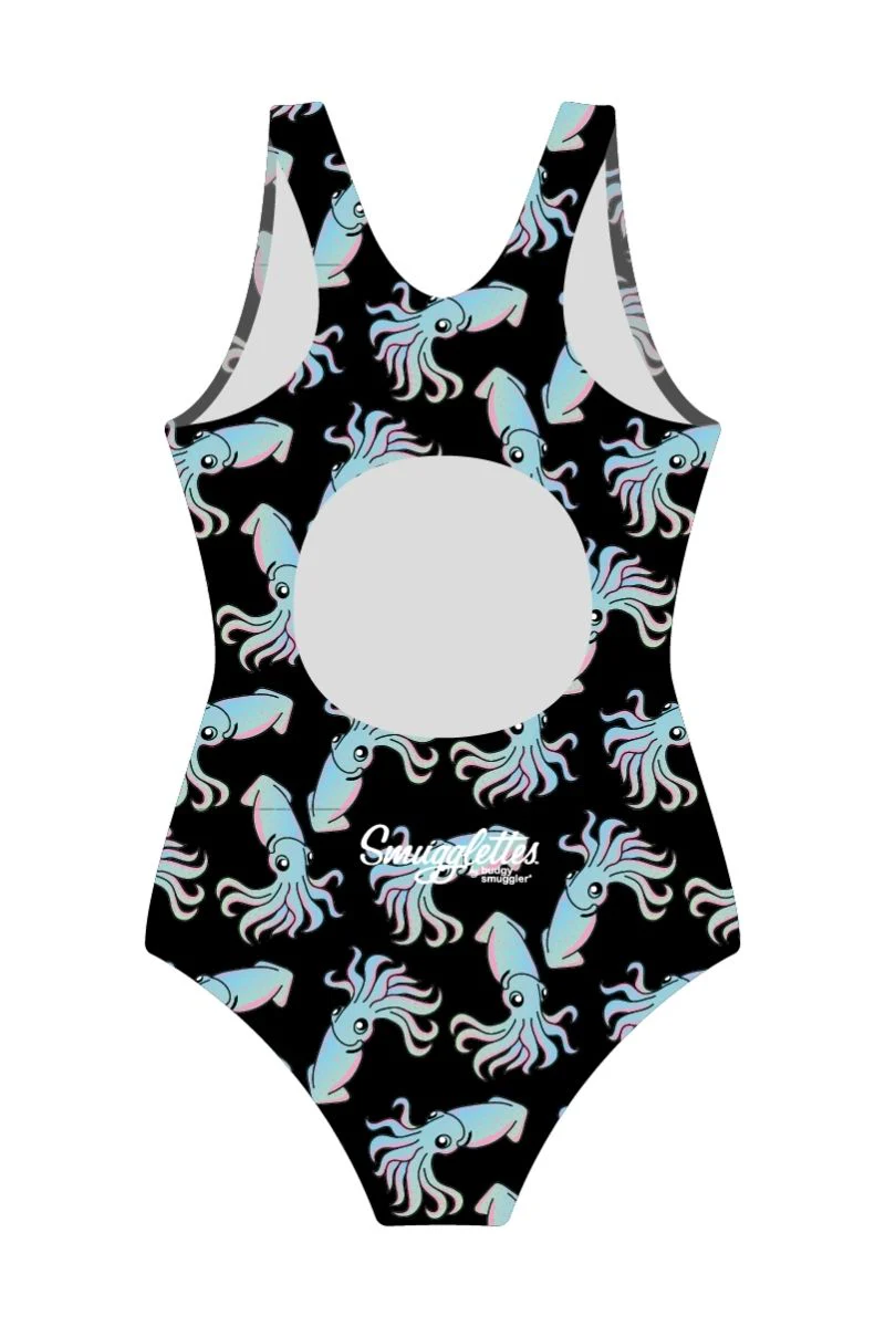 Girls One Piece in Salt and Pepper - Image 2