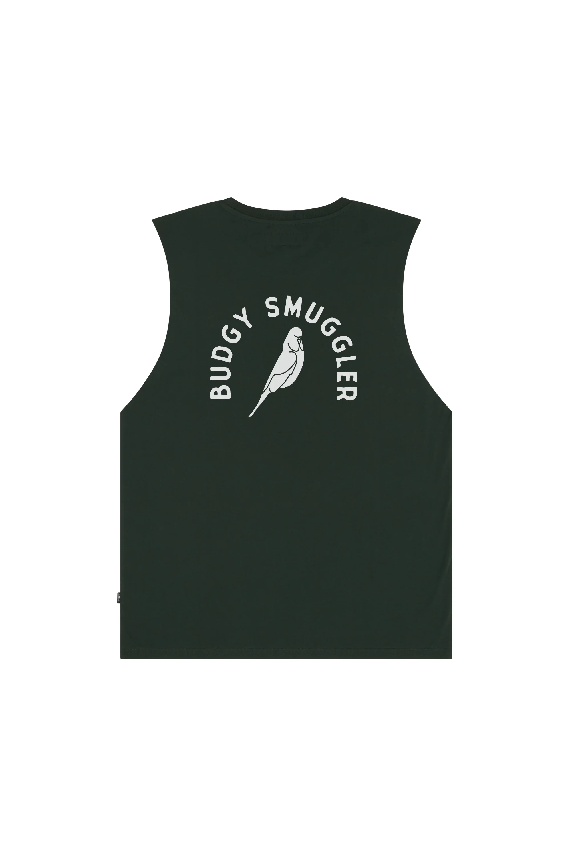 Green Singlet with Budgy Arch logo - Image 3