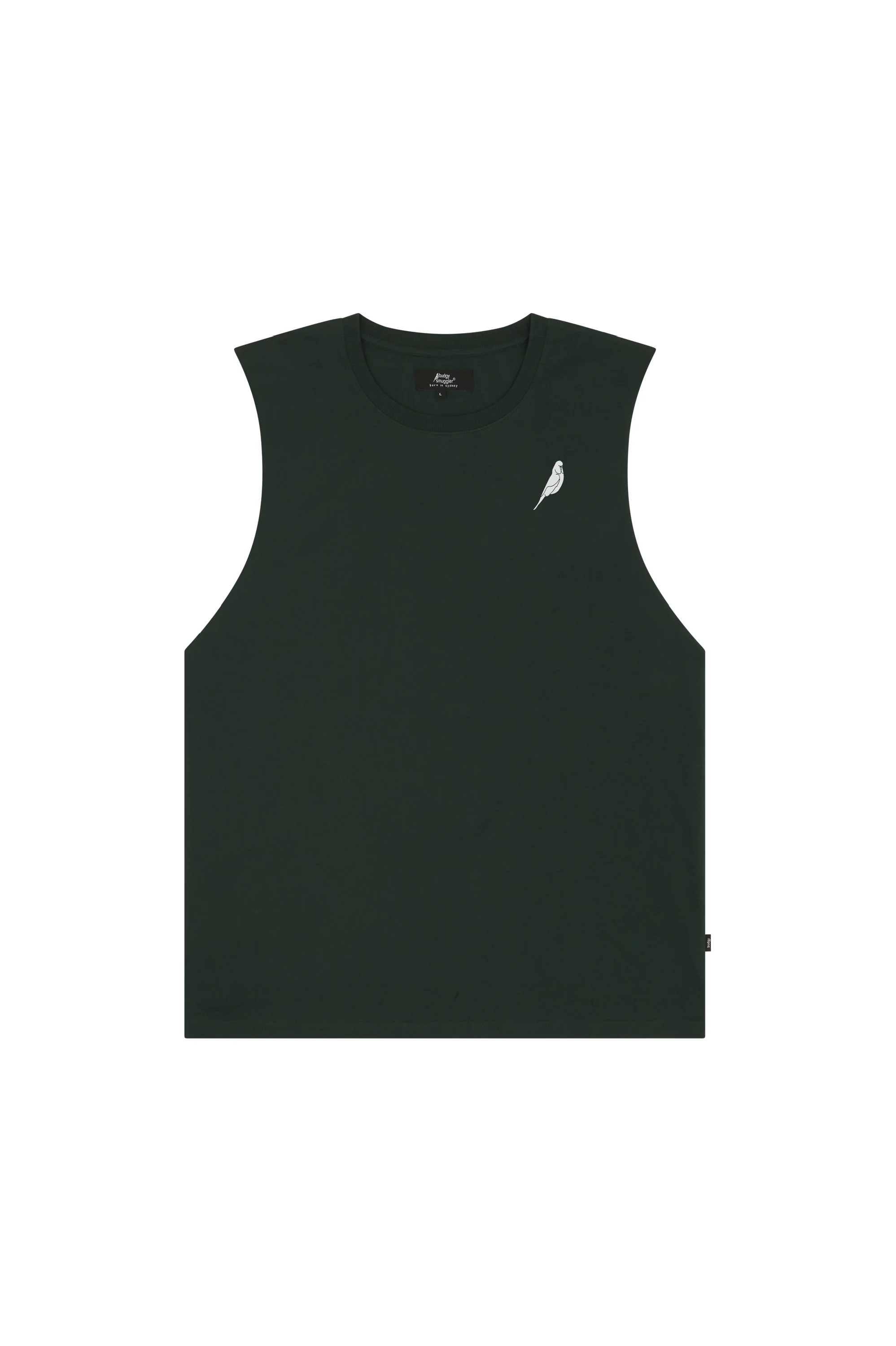 Green Singlet with Budgy Arch logo - Image 4