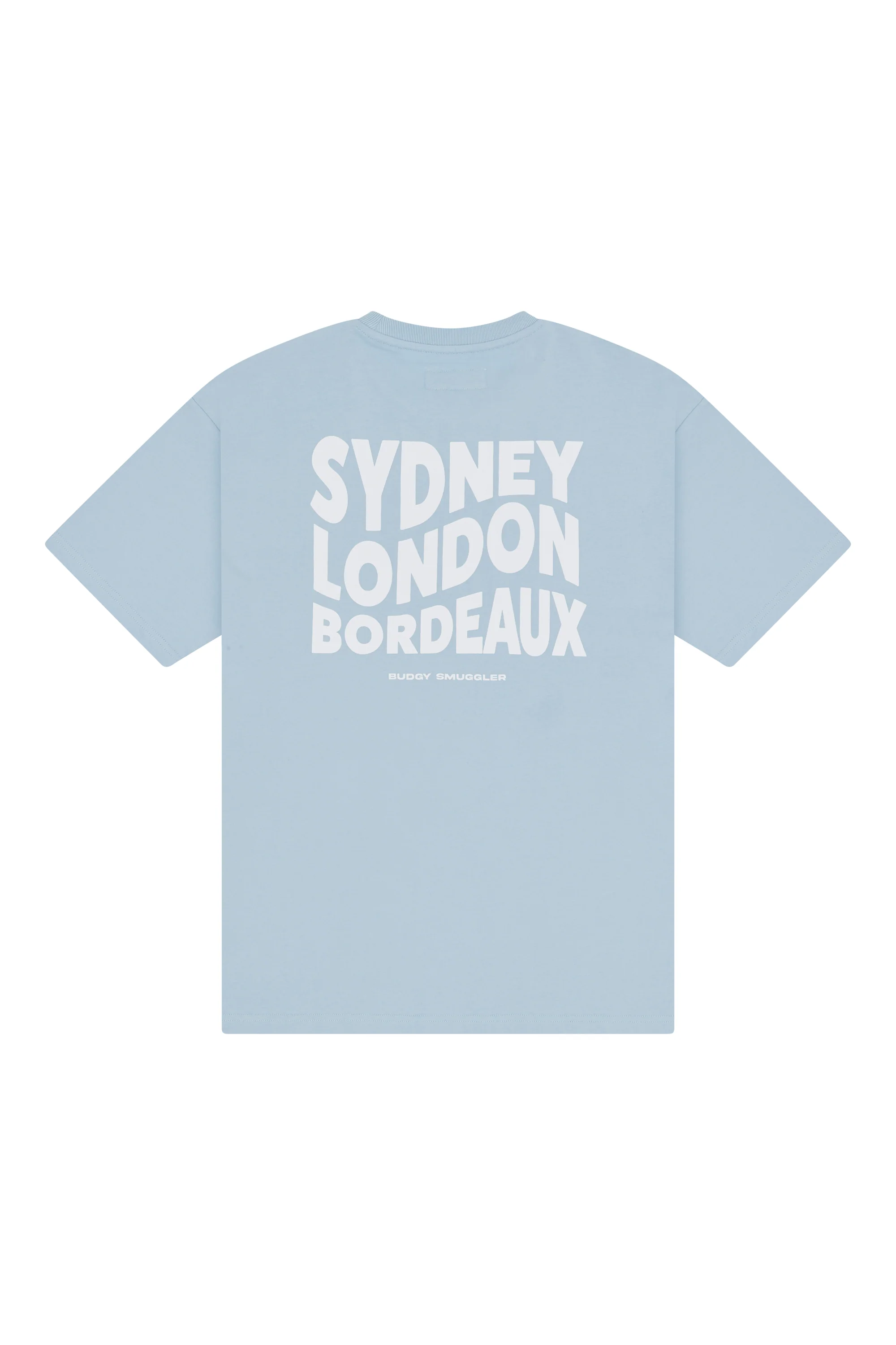 Heavyweight Light Blue Tee in Location - Image 4