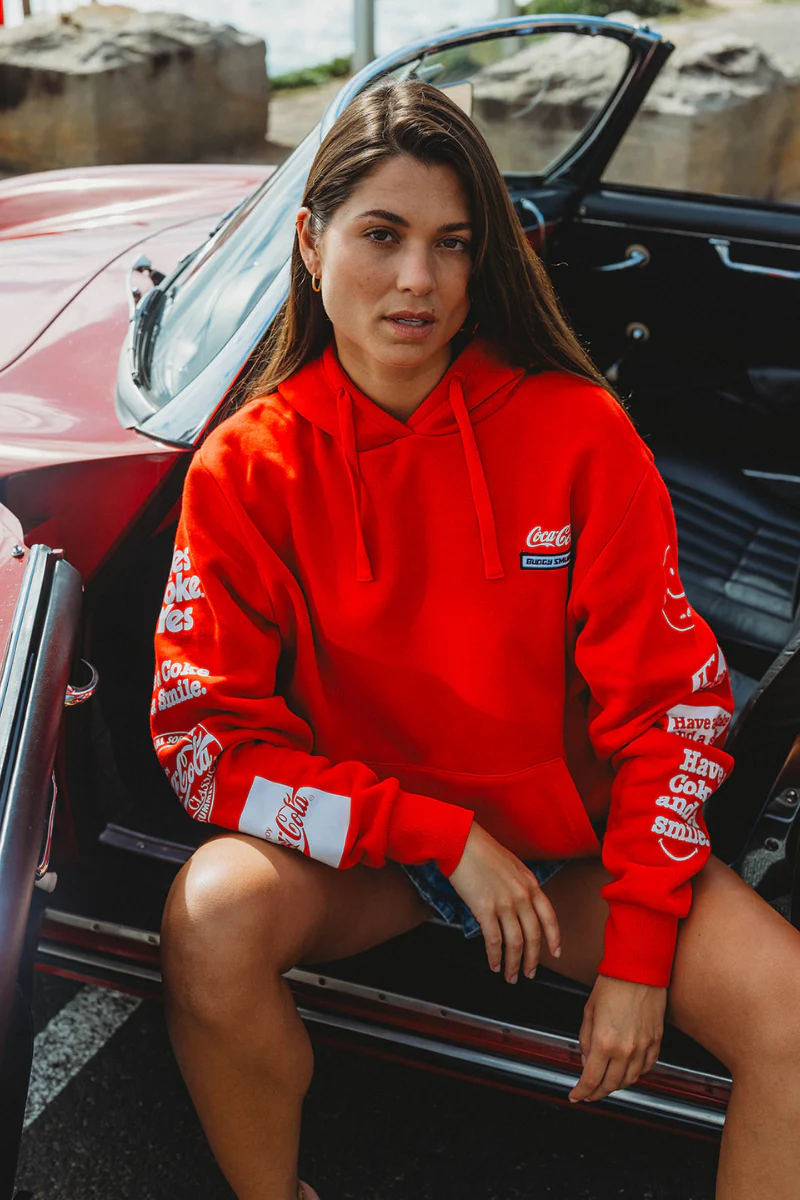 Hoodie in Coca Cola - Image 4