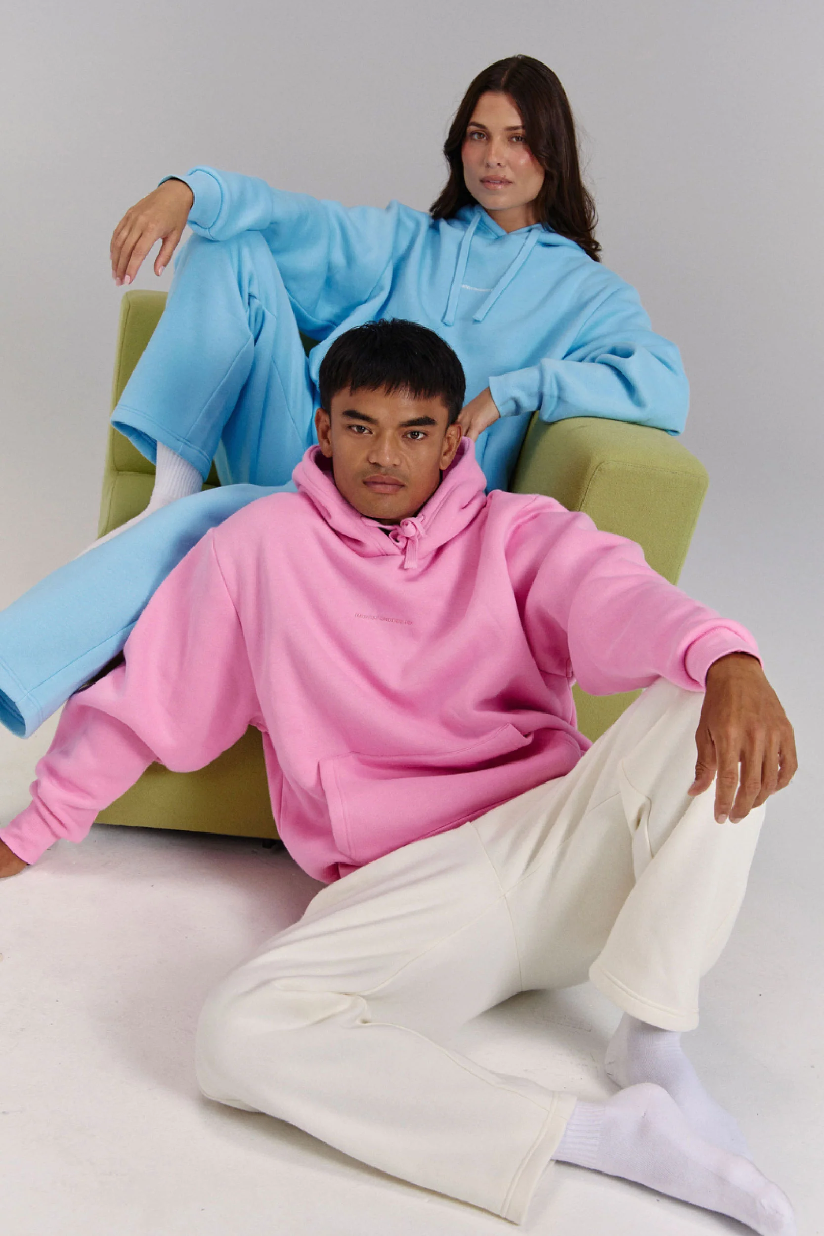 Hoodie in PInk Arch Logo - Image 5