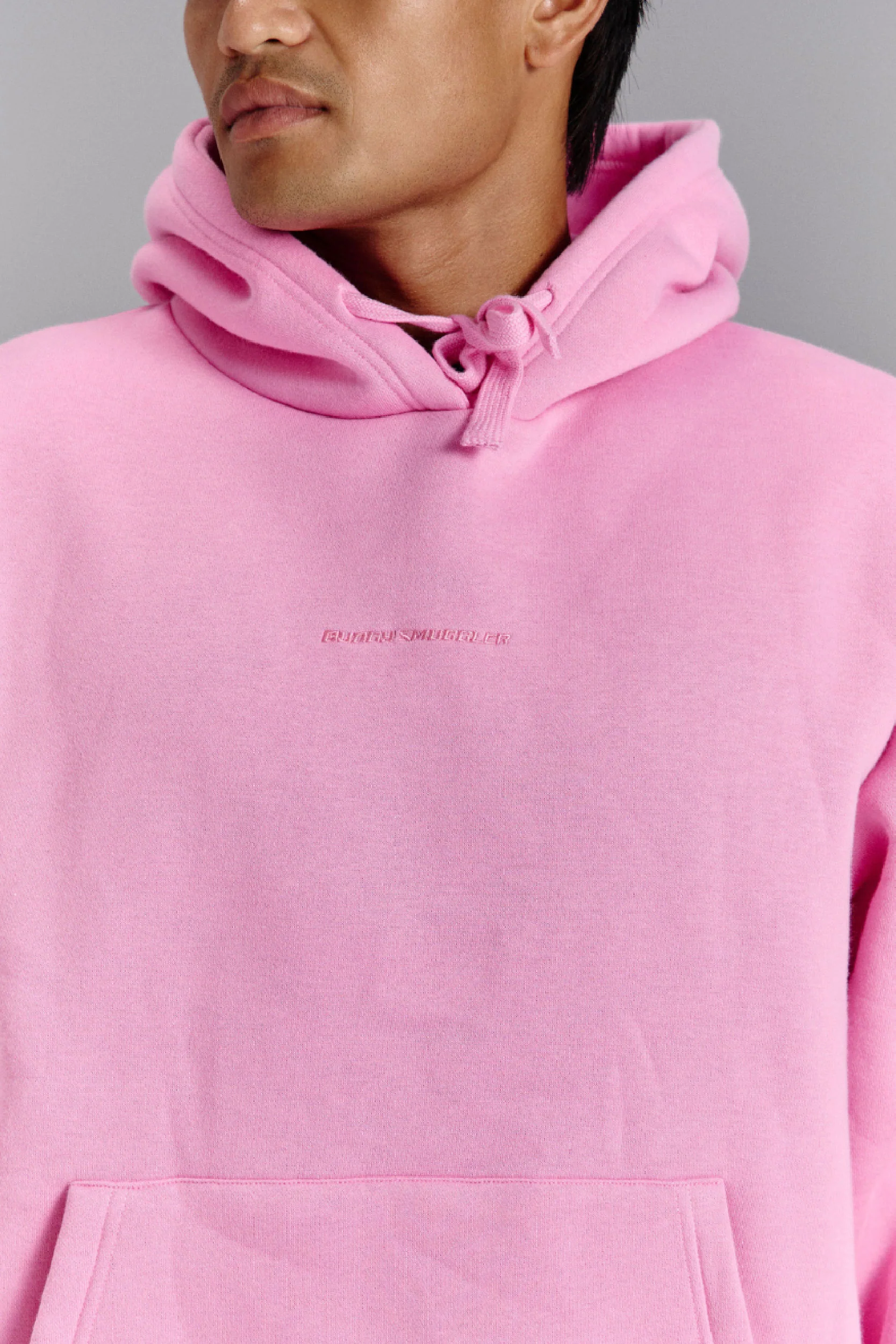Hoodie in PInk Arch Logo - Image 6