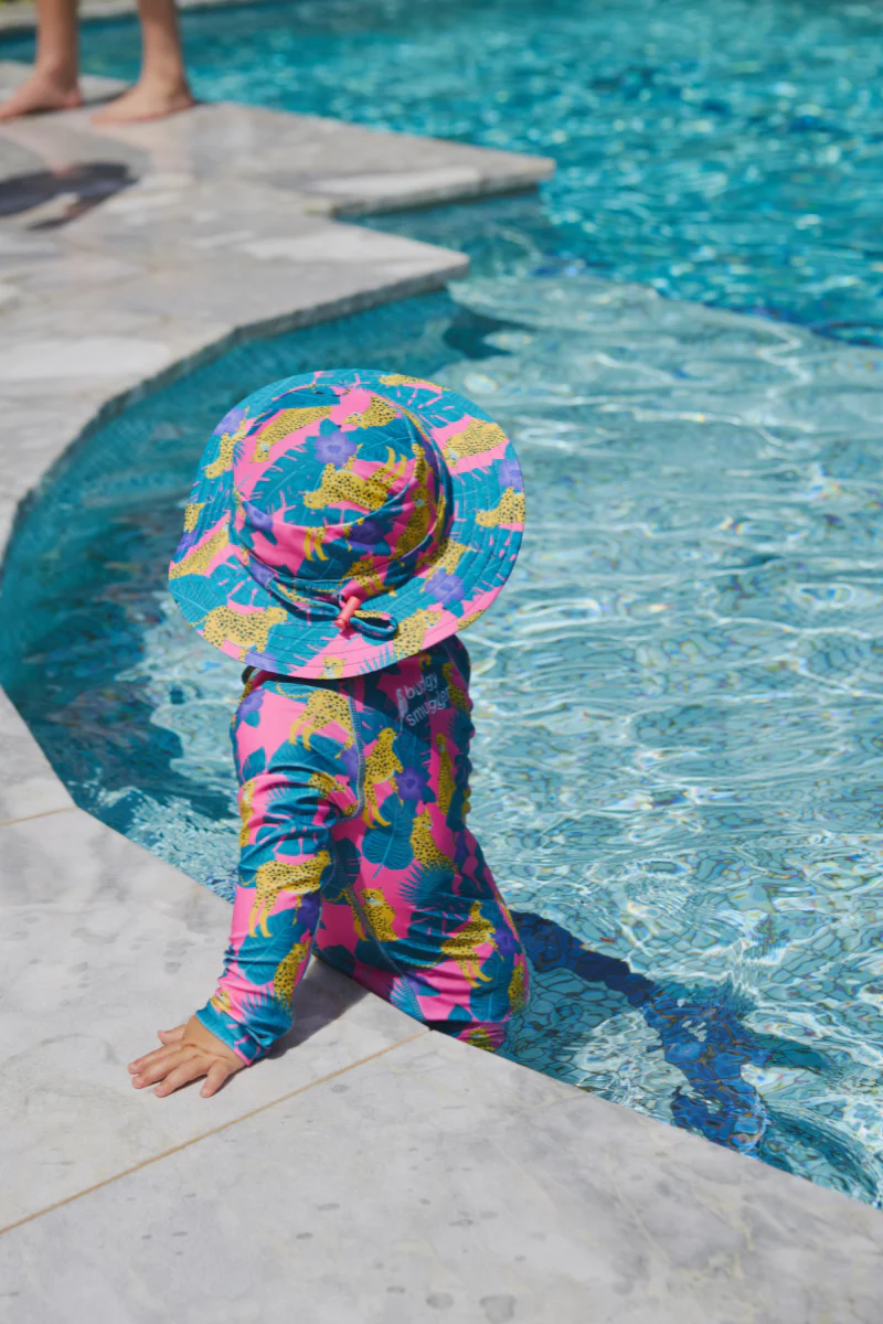 Kids Onesie Swim Bundle in Cheeky Cheetahs UPF 50+ - Image 4