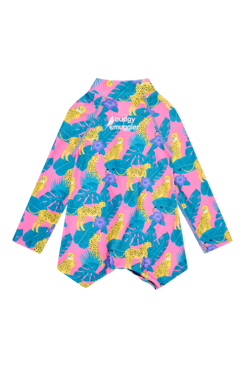 Kids Onesie Swim Bundle in Cheeky Cheetahs UPF 50+ - Image 5