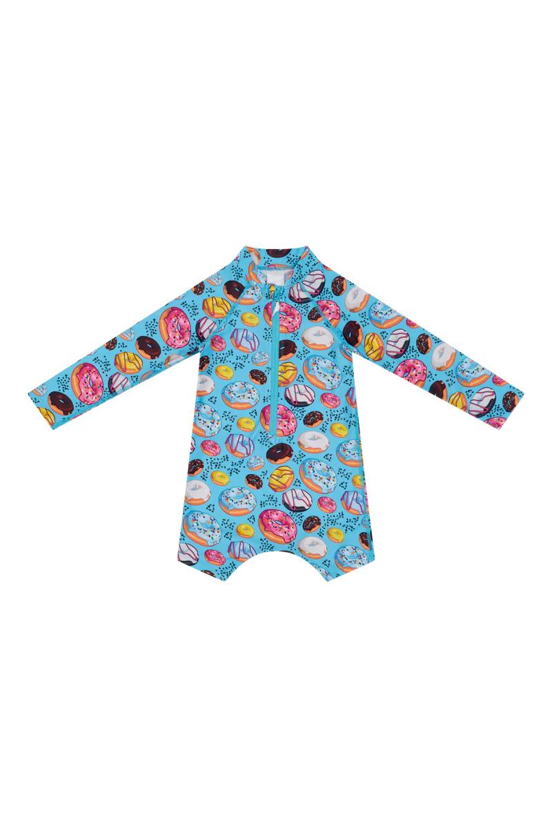 Kids Onesie Swim Bundle in Donuts 2.0 UPF 50+ - Image 2