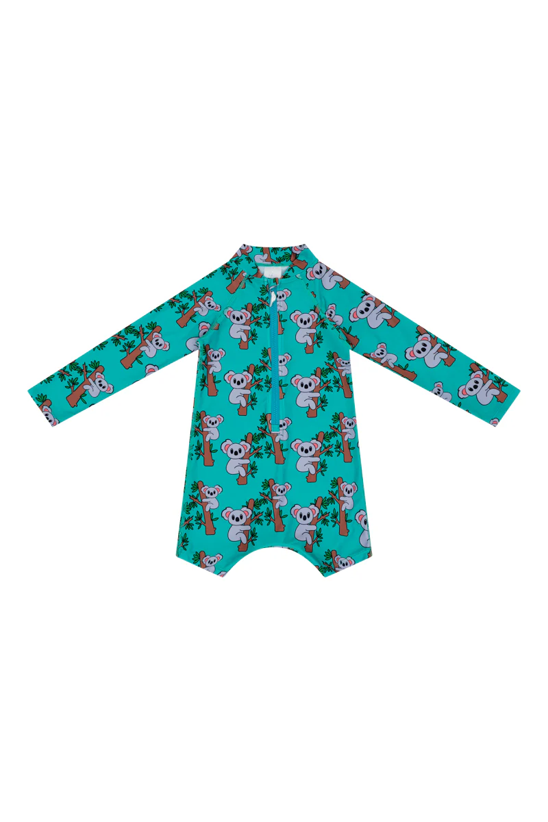 Kids Onesie Swim Bundle in Koala UPF 50+ - Image 3