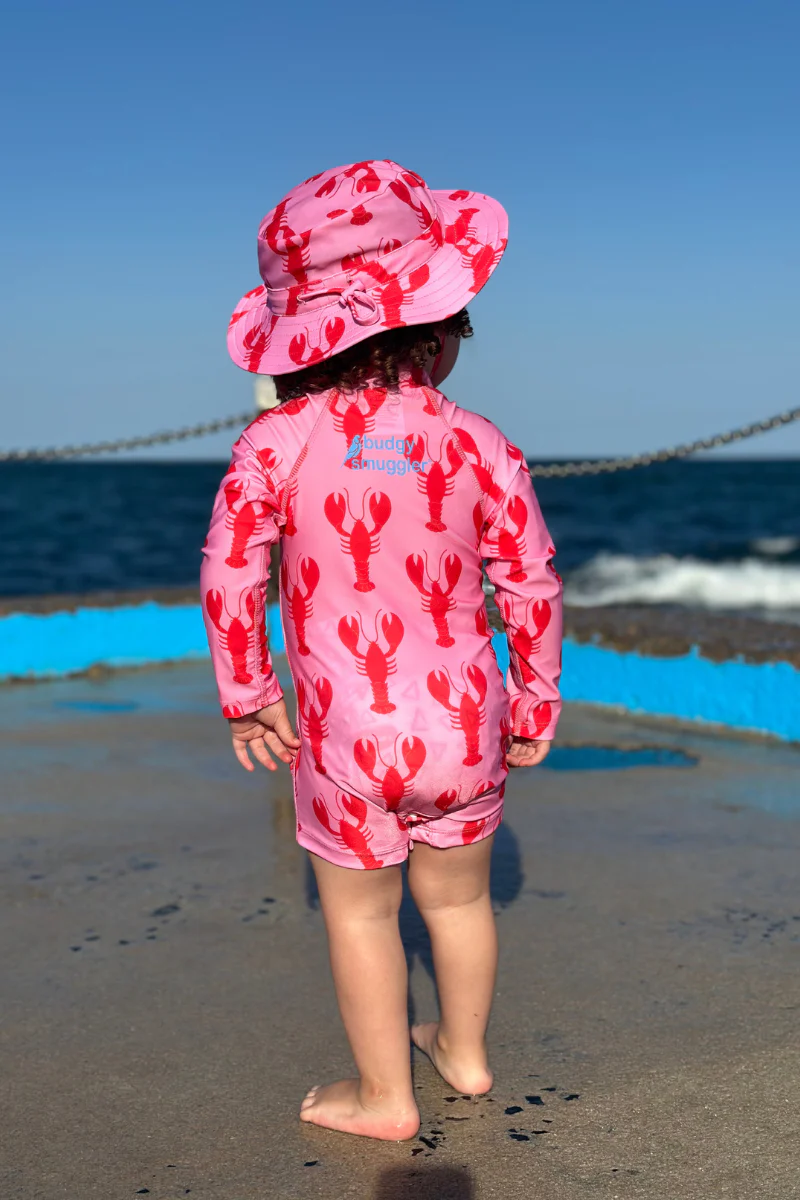 Kids Onesie Swim Bundle in Lobsters UPF 50+ - Image 2