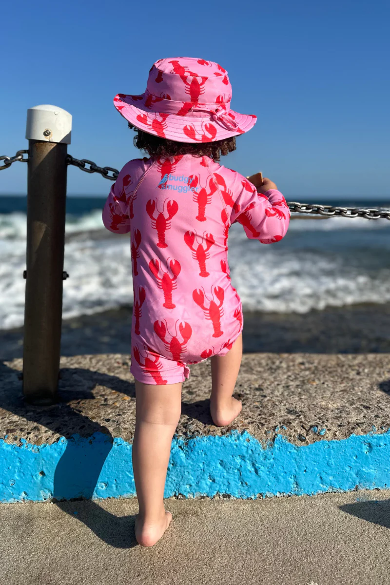 Kids Onesie Swim Bundle in Lobsters UPF 50+ - Image 3
