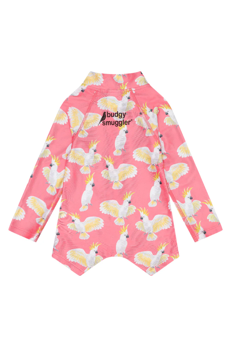 Long Sleeve Kids Onesie in Cockies UPF 50+ - Image 6