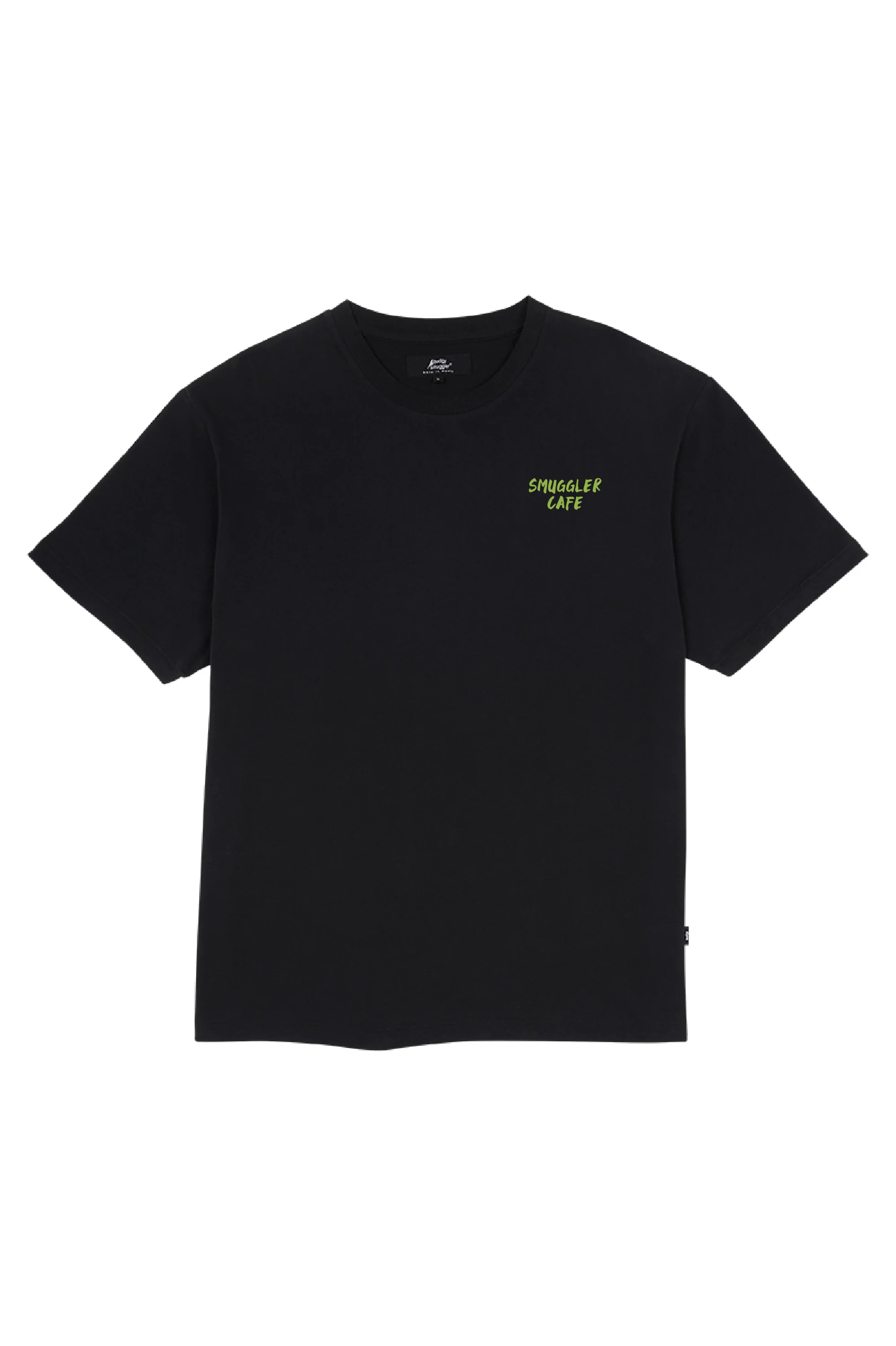 Lightweight Black Tee with Smuggler Cafe - Image 4