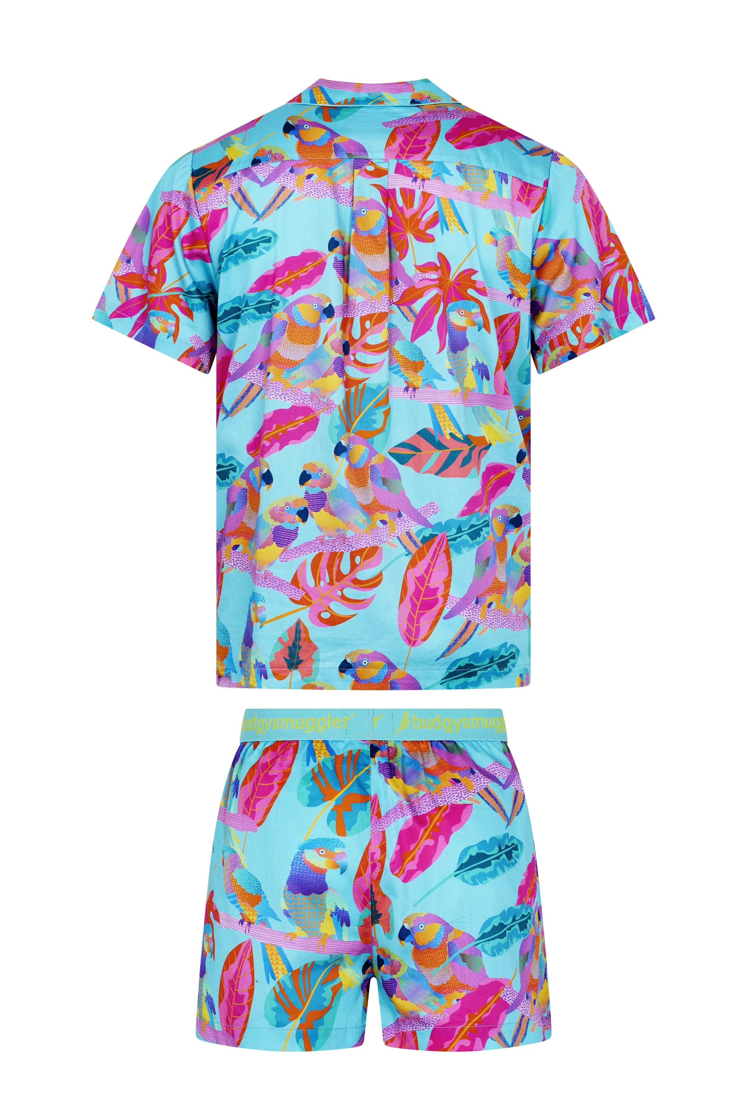 Men's Pyjama Set in Techno Parrots - Image 5