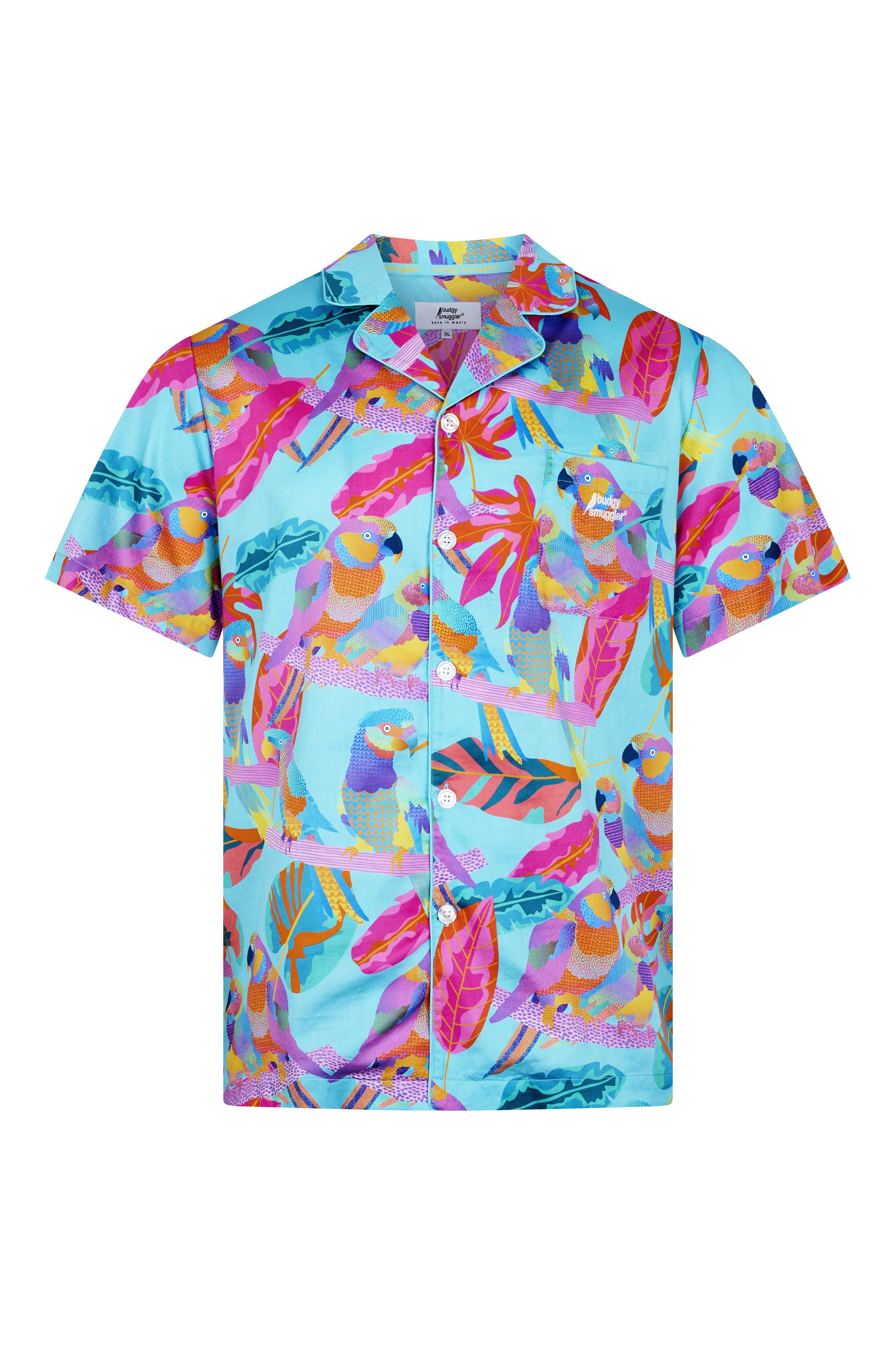 Men's Pyjama Set in Techno Parrots - Image 7