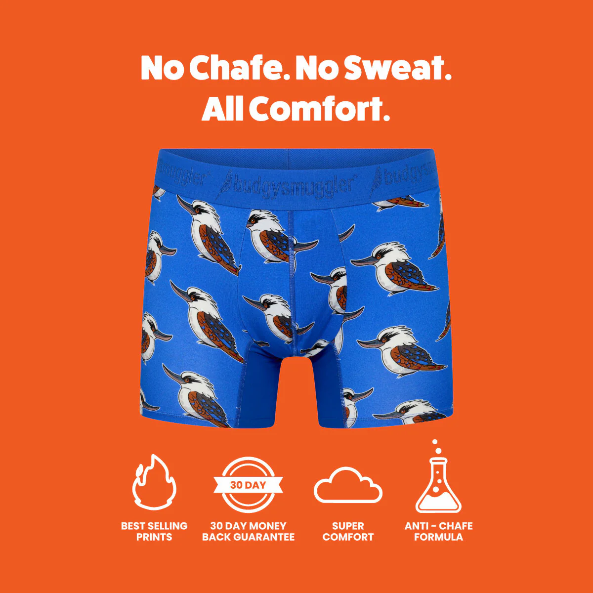 Men's Underwear Trunks 4 Pack in Aussie Animals - Image 3