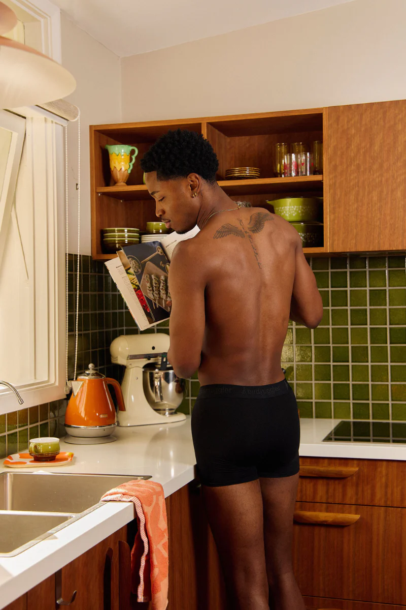 Men's Underwear Trunks in Black - Image 4