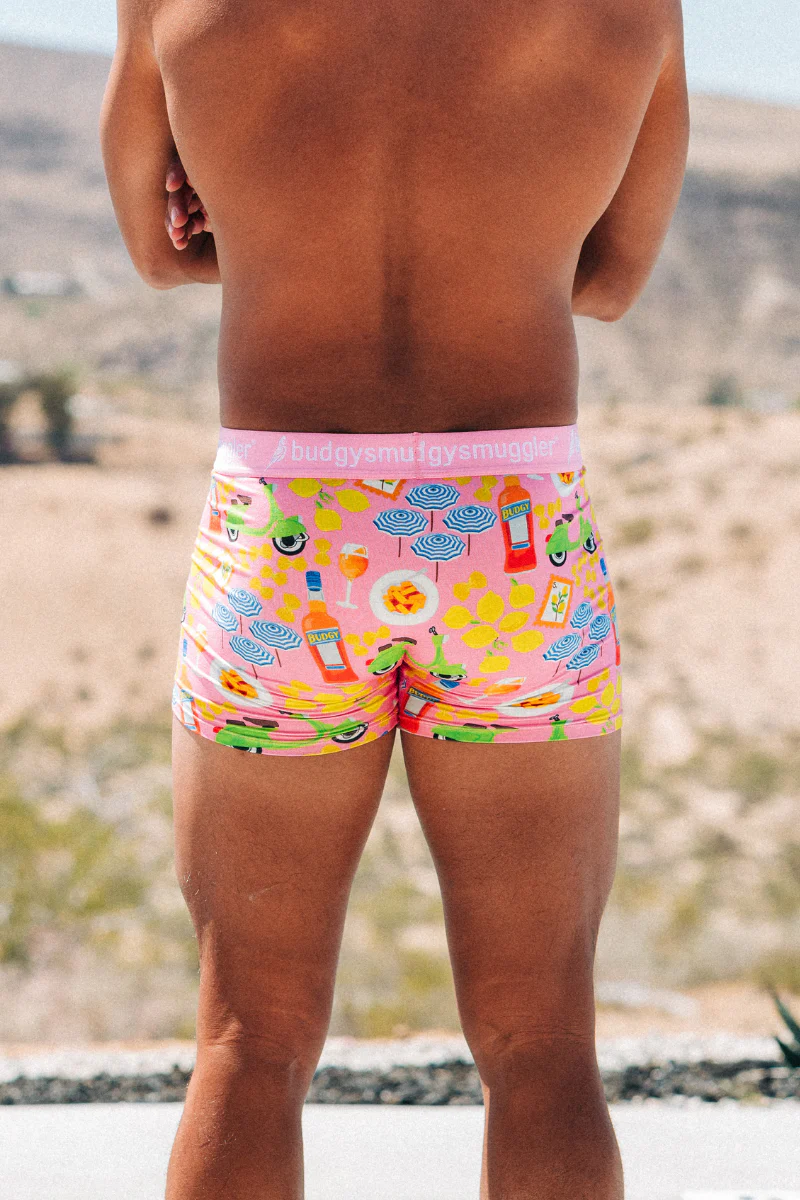Men's Underwear Trunks in Pink Amalfi - Image 5