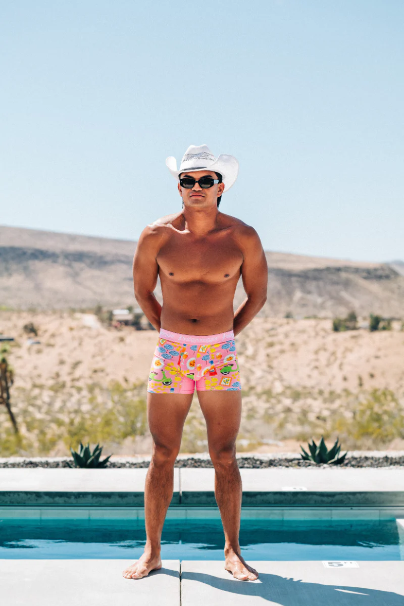 Men's Underwear Trunks in Pink Amalfi - Image 7