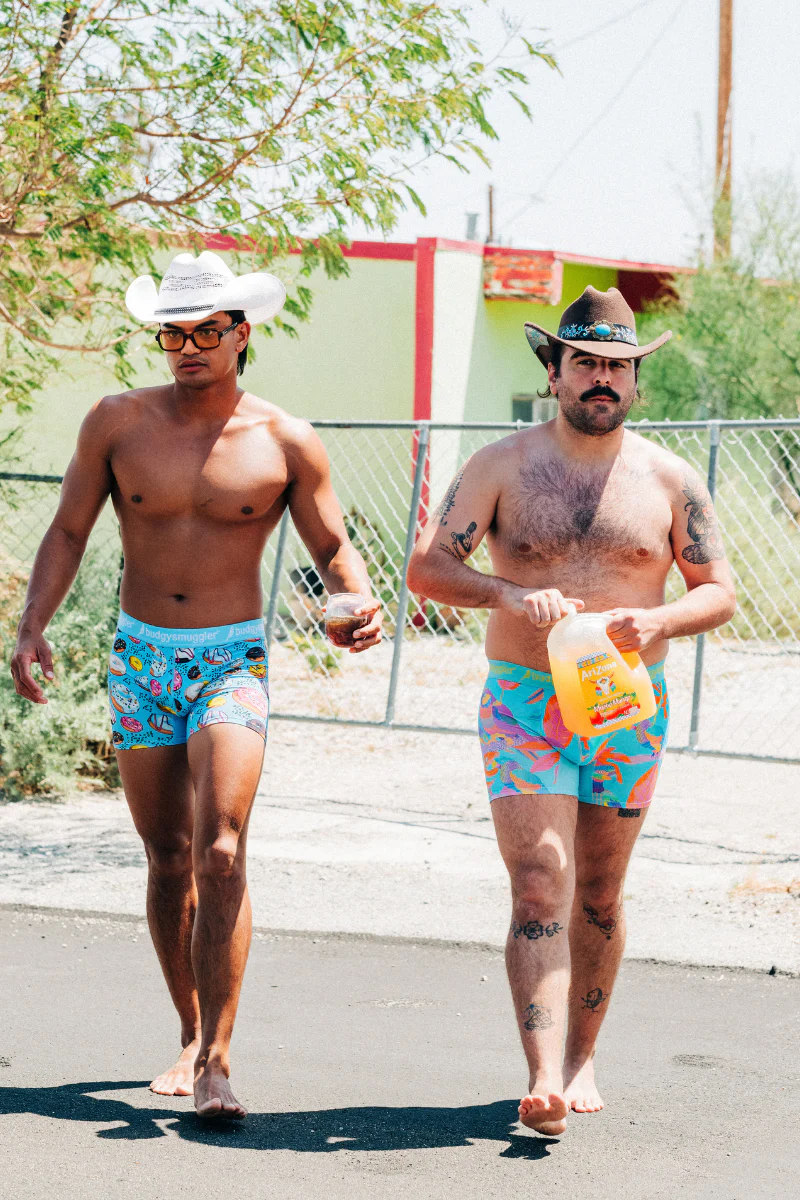 Men's Underwear Trunks in Techno Parrots - Image 7