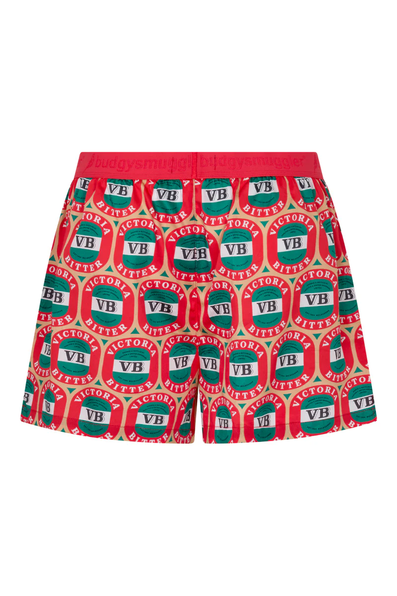 Pyjama Bottoms in VB 70s Red Label - Image 4