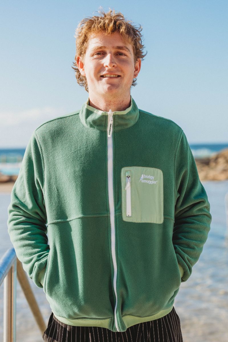 Reversible Fleece In Green - Image 2