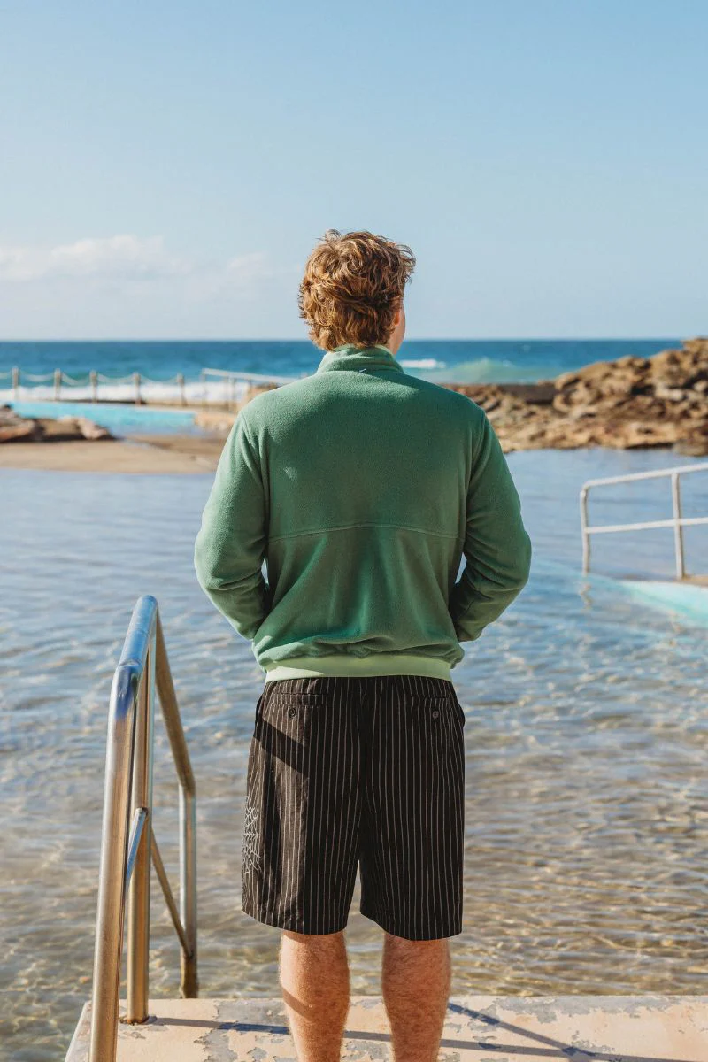 Reversible Fleece In Green - Image 4